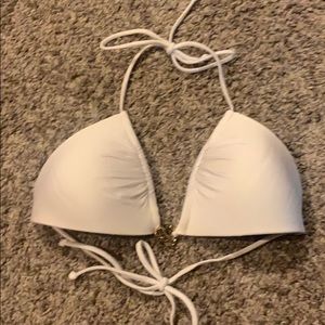White Victoria’s Secret swim top size medium
